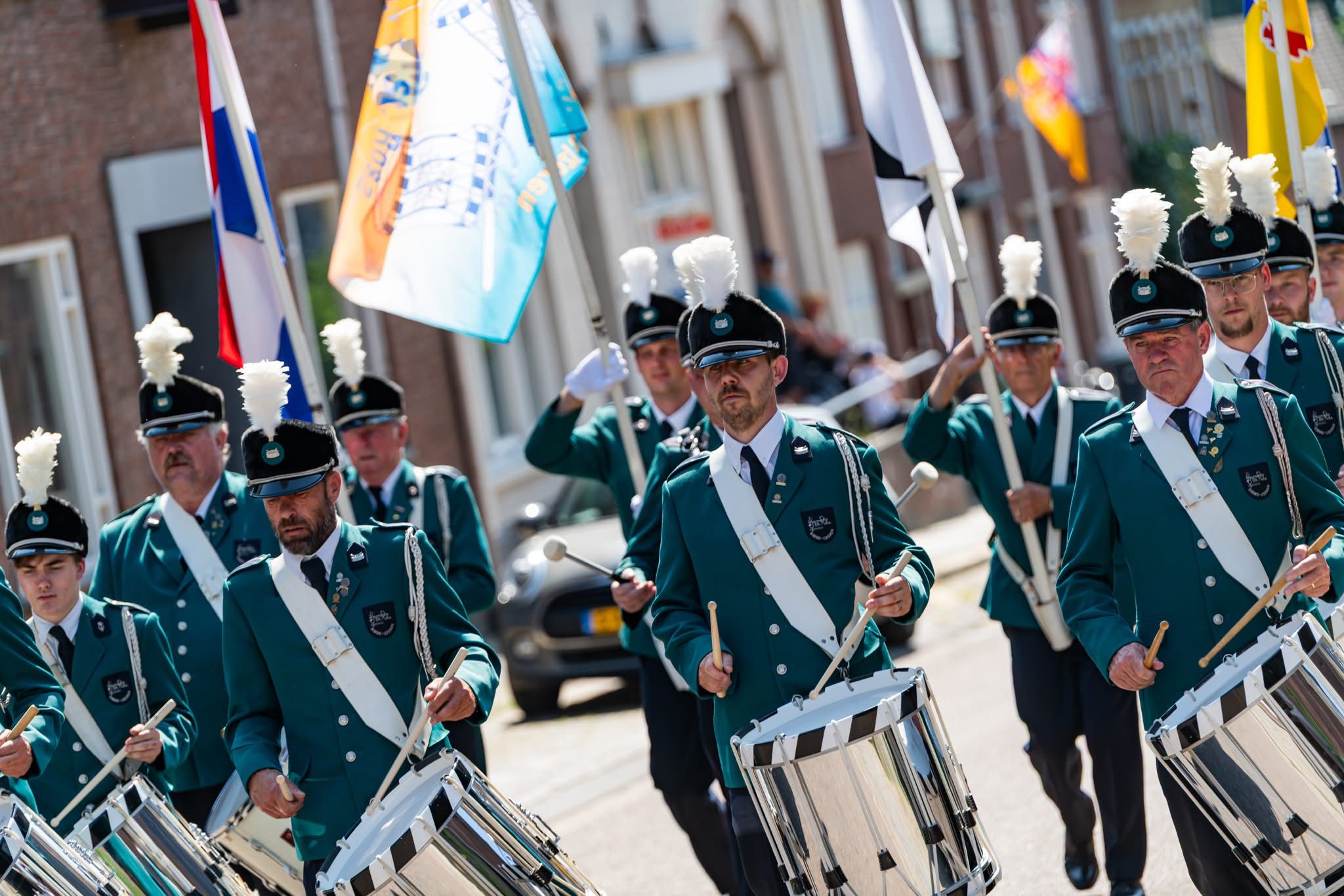 Taptoe en Streetparade Harmonie Sint Rosa Sibbe-IJzeren 